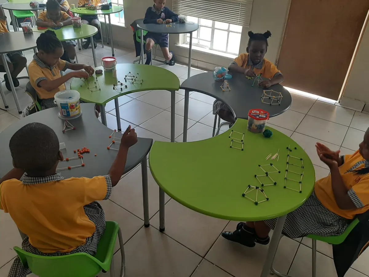 Working around the classroom table