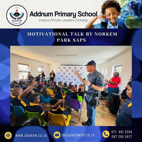A motivational talk by Norkem Park SAPS