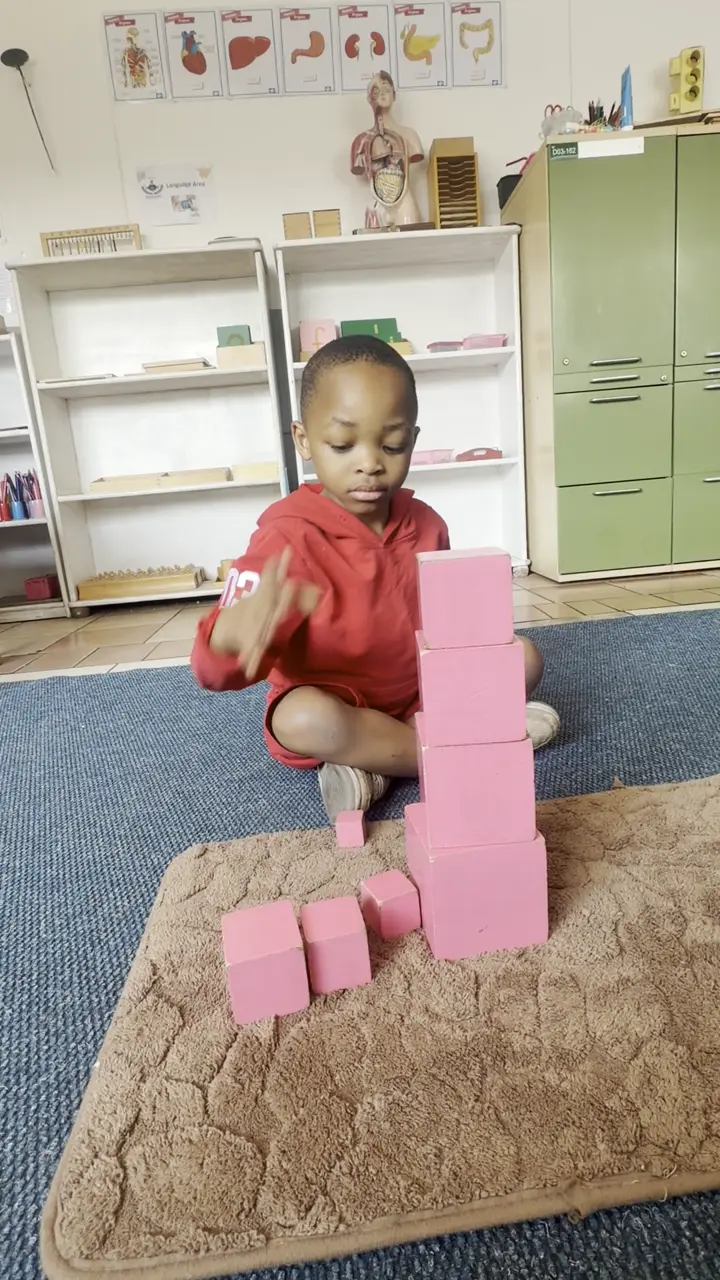 Kindergarten: the pink tower