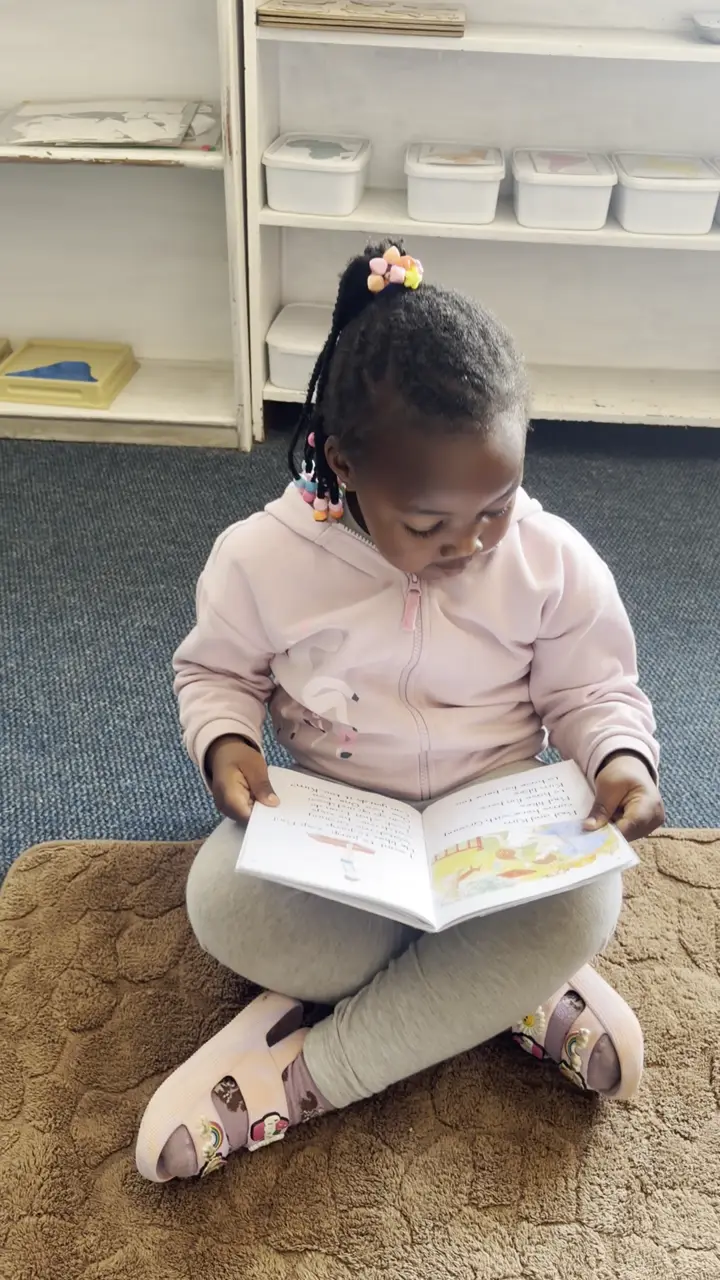 Reading on the carpet